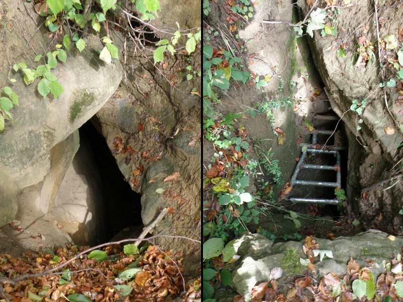 Na jej stokach znajduje się kilka niewielkich jaskiń szczelinowych, tzw. Borsucze Dziury