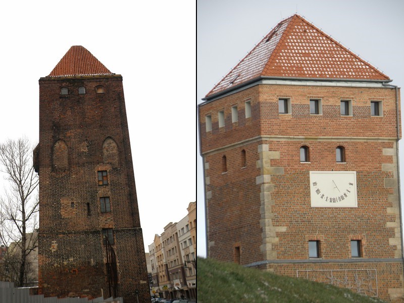 Nie tylko Zamek strzegł miasta, pierwotnie również WIEŻE - CHOJNOWSKA i GŁOGOWSKA broniące także bram miejskich