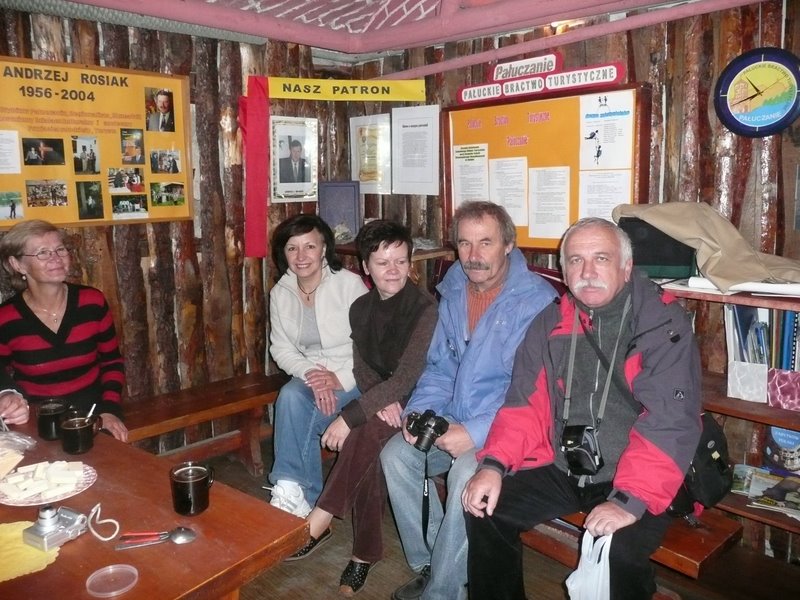 Na zakończenie Spotkania gościliśmy w bacówce Pałuckiego Bractwa Turystycznego w Żninie