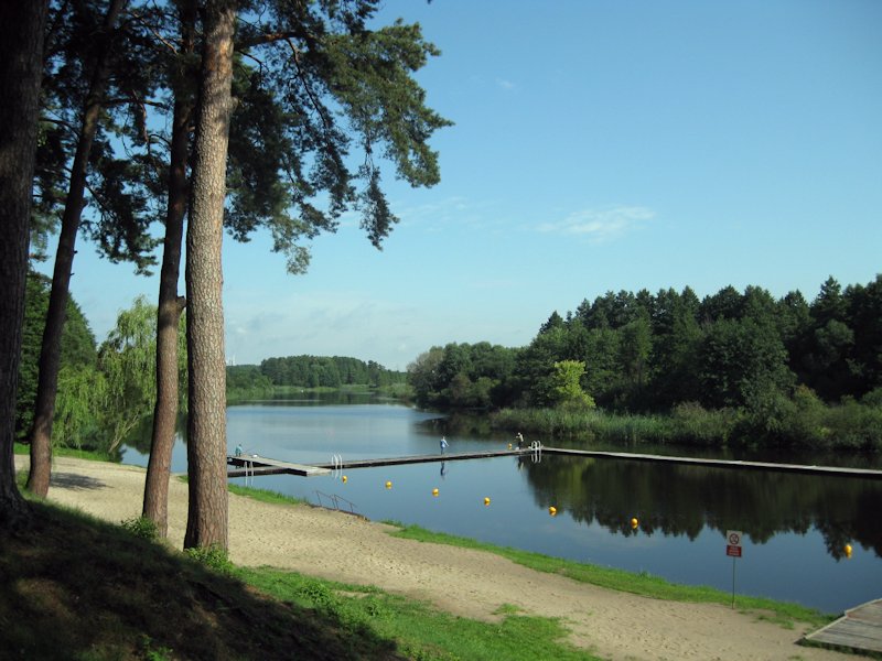 Obok było piękne kąpielisko