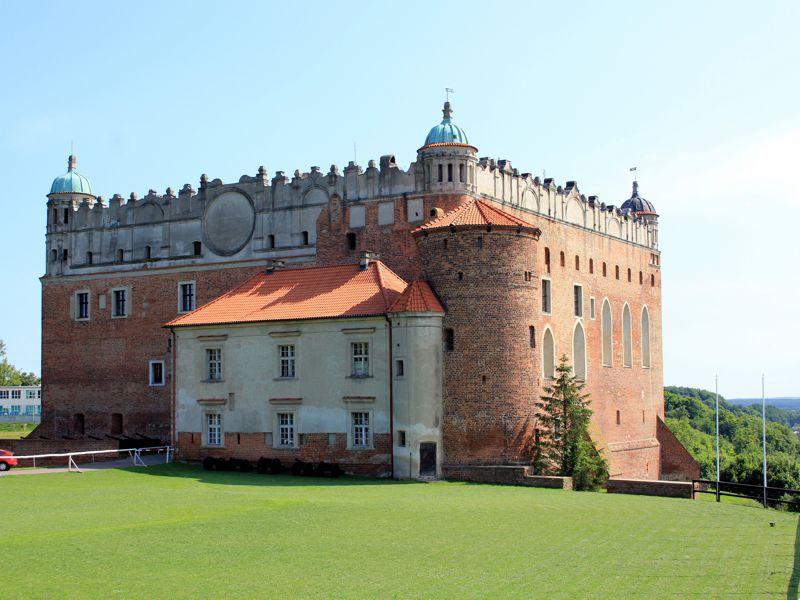 Zamek w Golubiu-Dobrzyniu w całej okazałości