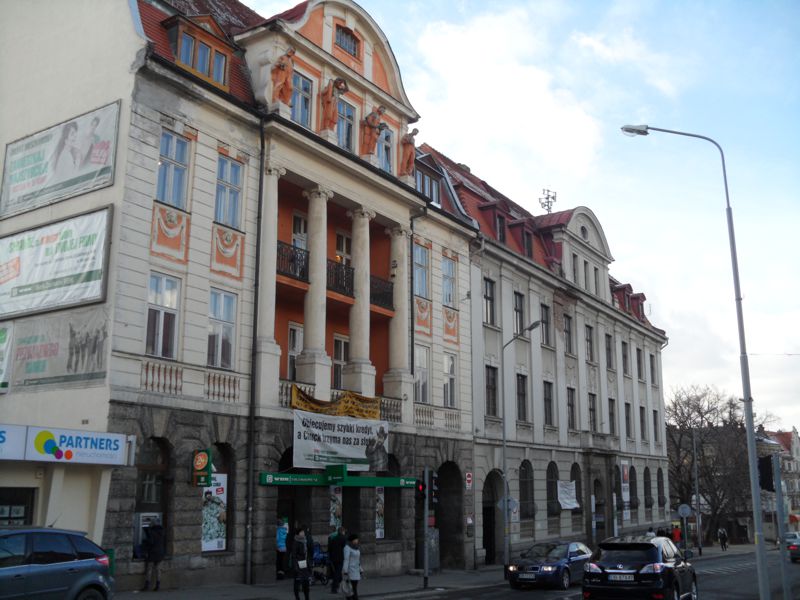 Budynki przy ulicy Słowackiego
