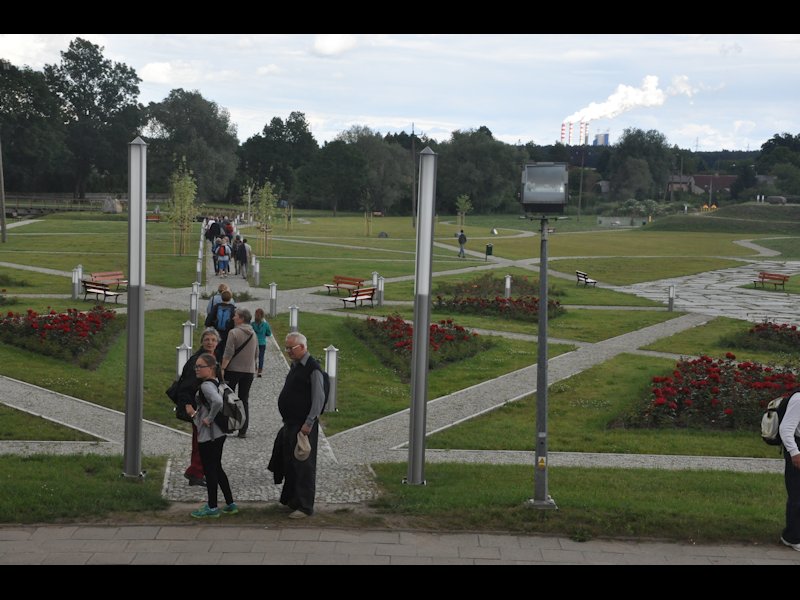 kazimierski park utworzono w centrum miejscowości w 2013 r.