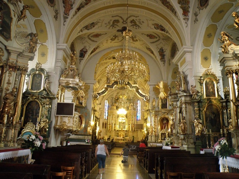 Wnętrze bazyliki, ołtarz główny z 1772 r.