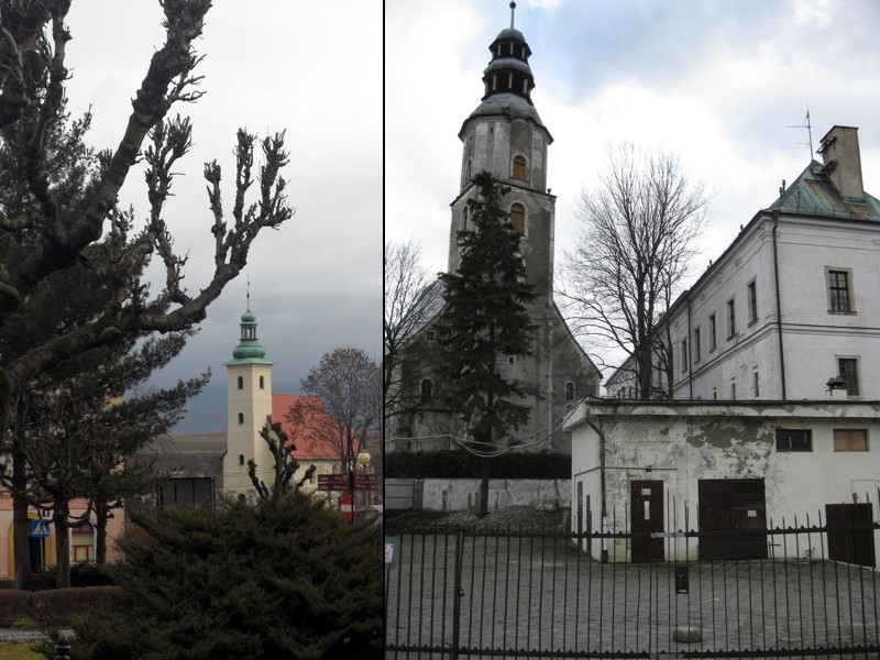 Późnogotycki kościół cmentarny św.Barbary, przeb.w XVIII w.  oraz Kościół pw.Bożego Ciała z wyjątkową amboną w kształcie łodzi