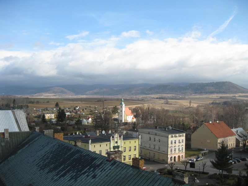 Jeszcze wyżej-rozległa panorama na Masyw Śnieżnika