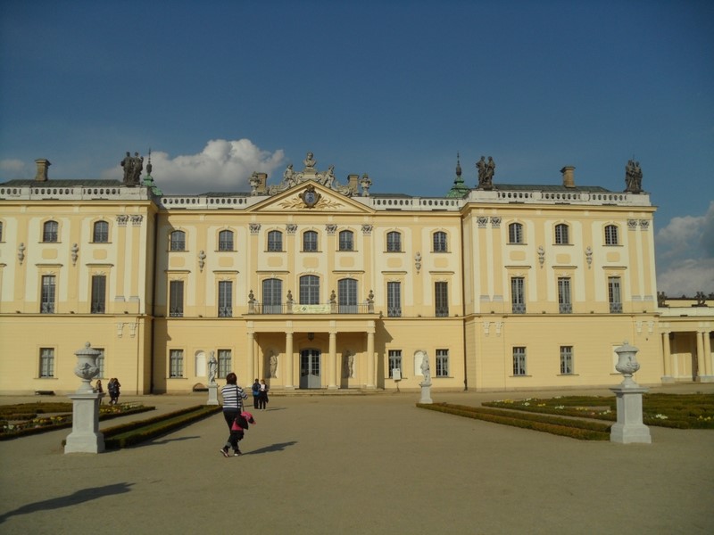Widok Pałacu od strony Ogrodu