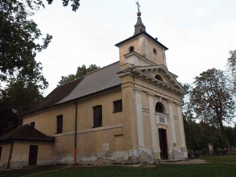 Lipków, kościół pw.św.Rocha z 1792 r..
