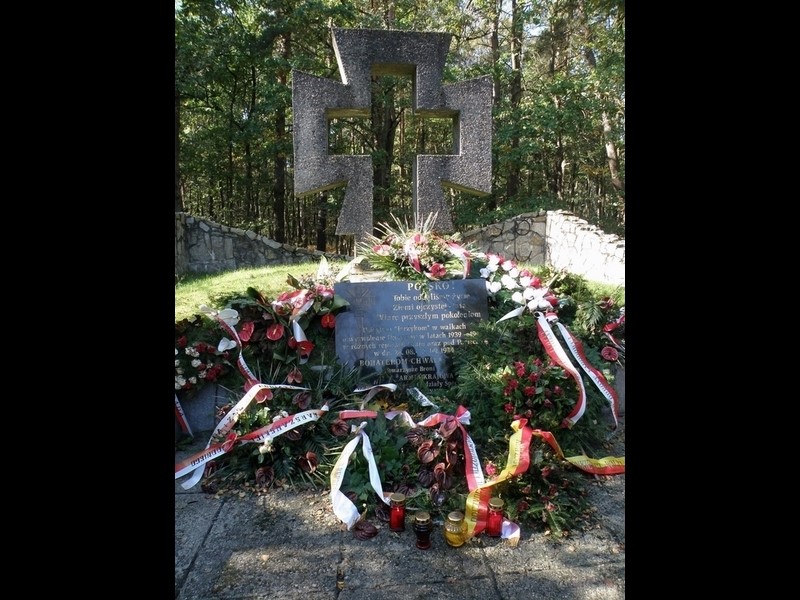 Nieopodal znajduje się pomnik ku czci żołnierzy z kompanii „Jerzyków” poległych w walkach w rejonie Pociechy