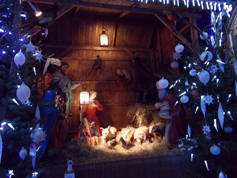Bożonarodzeniowa szopka w Sanktuarium